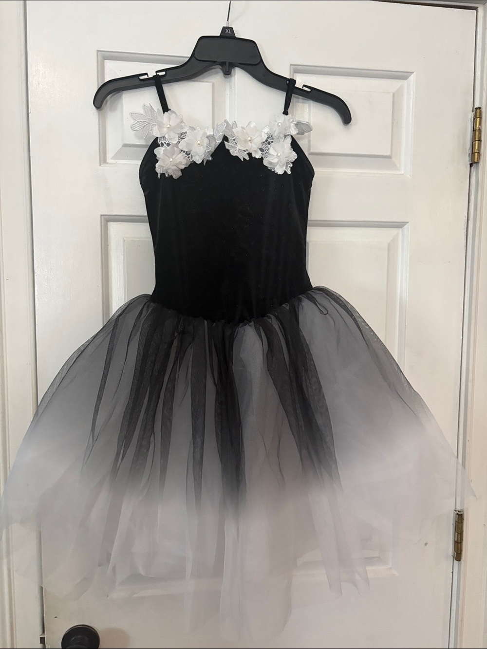 Girls “Dance of the Hours” Black & White Tulle Ballet Costume Dress